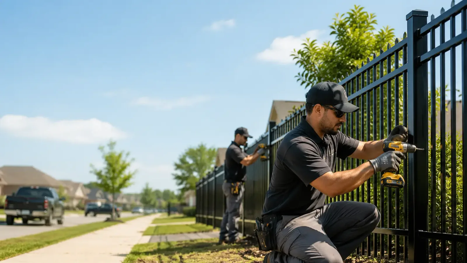 Metal Fence Installation in Westport, NY